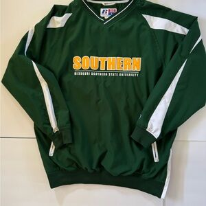 Russell Athletic Team Issue Green Missouri Southern State University Pullover- L